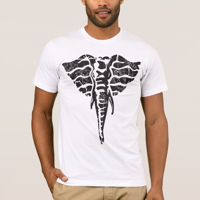 Verdorbener Elefant T-Shirt (Vorderseite)