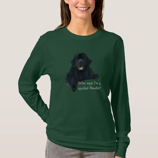 Verdorbener Neufundland-Hund T-Shirt (Vorderseite)