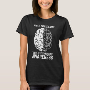 Verdrahtet Different Tourette Syndrome Awareness T-Shirt