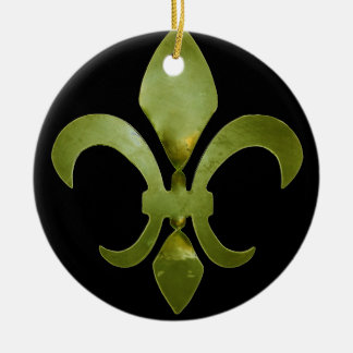 Verdrehte Lilien-Verzierung Keramik Ornament