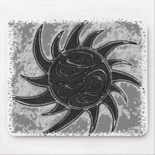 verdrehte Sonne Mousepad