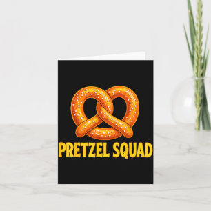 Verdrehter Brezel-Liebhaber-Trupp  Karte