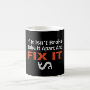 Verdrehter Schlüssel - REPARIEREN Sie IHN Kaffeetasse