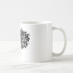 Verdrehtes Pflänzchen Kaffeetasse