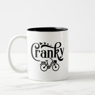 VERDRIEßLICHER BECHER   FAHRRADBECHER   RAD ZWEIFARBIGE TASSE