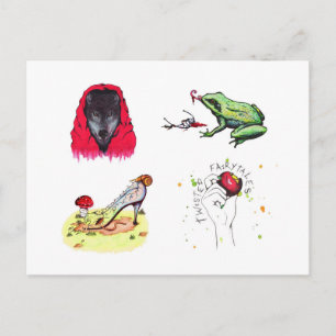 Verdrillte Fairytales (Postkarte) Postkarte