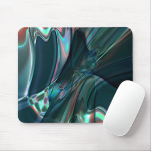 Verdrillte Kurven in dunklen Farbtönen zum Schweig Mousepad