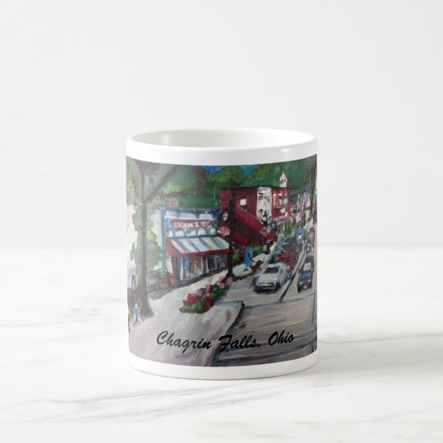 Verdruss-Fälle, Ohio-Straßen-Szenen-Malerei-Tasse Kaffeetasse (Mittel)