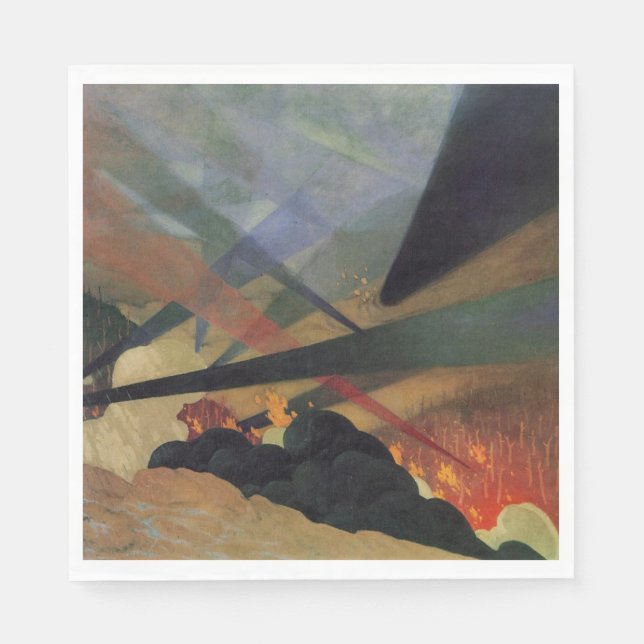 Verdun (Schlacht im Ersten Weltkrieg) (von Vallott Serviette (Vorderseite)