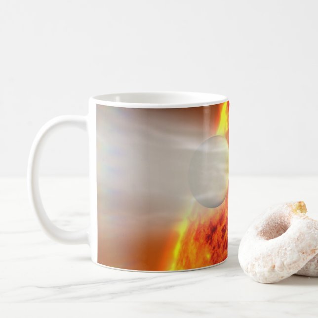 Verdunstung der Atmosphäre von Hd 189733b Kaffeetasse (Mit Donut)