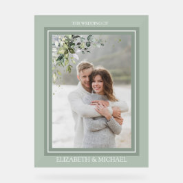 Verdure botanique Aquarelle florale Mariage photo