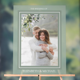 Verdure botanique Aquarelle florale Mariage photo