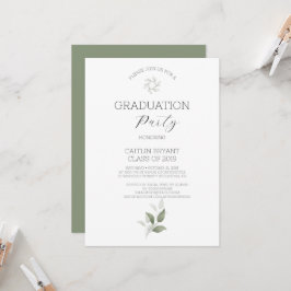 Verdure Moderne Graduation Invitation