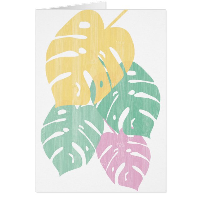 Verdure tropicale - Monstera Feuilles (Devant)