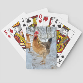 veredelte Hühner Spielkarten