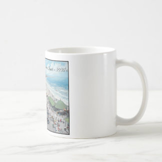 Verehren Sie Strand - Dreißigerjahre Kaffeetasse