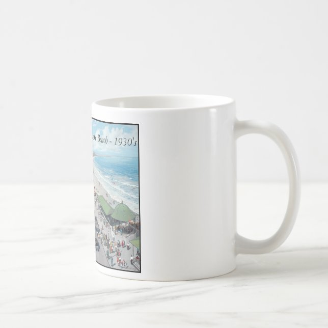 Verehren Sie Strand - Dreißigerjahre Kaffeetasse (Rechts)