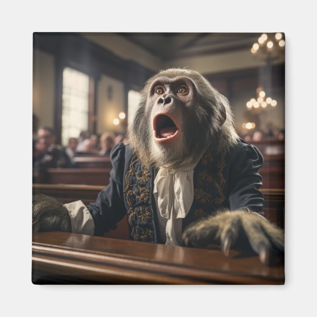 Verehrte Tiere vom Hof #6 Magnet (Vorne)