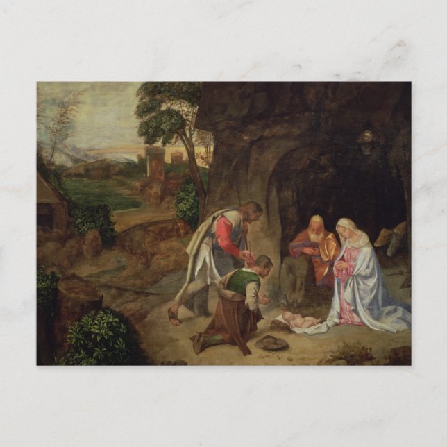 Verehrung der Hirten, 1510 Postkarte (Vorderseite)