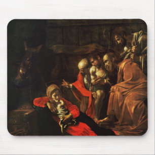 Verehrung der Hirten (Caravaggio) Mousepad