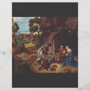 Verehrung der Hirten durch Giorgione Flyer