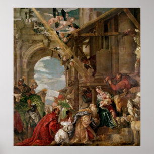 Verehrung der Könige, 1573 Poster