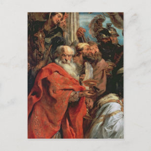 Verehrung der Magi, 1624 Postkarte