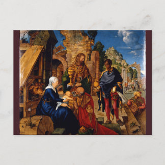 Verehrung der Magi durch Albrecht Durer Postkarte