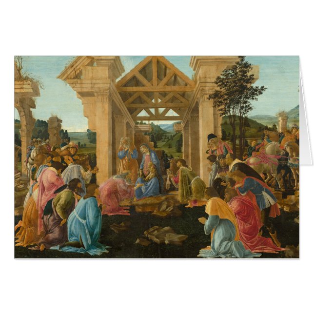 Verehrung der Magi durch Botticelli (Vorderseite (Horizontal))