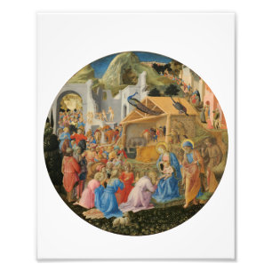 Verehrung der Magi durch Fra Angelico und Filippo Fotodruck