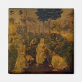 Verehrung der Magi durch Leonardo da Vinci Magnet