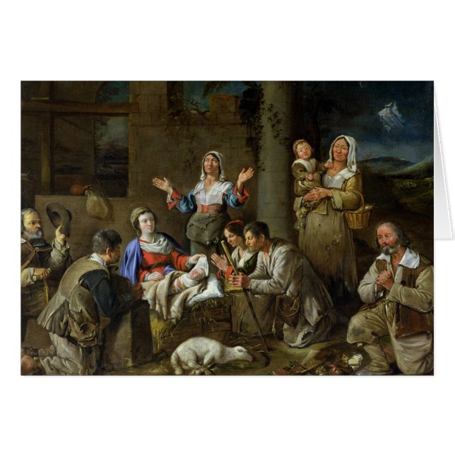 Verehrung der Schäfer, c.1659 (Vorderseite (Horizontal))