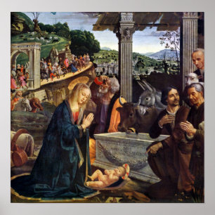 Verehrung der Schäfer - Domencio Ghirlandaio Poster
