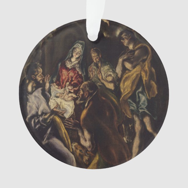 Verehrung der Schäfer Ornament (Vorderseite)