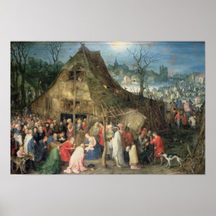 Verehrung der Weisen, 1598 Poster