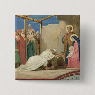 Verehrung der Weisen, 1857 Button