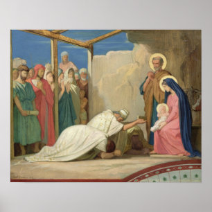 Verehrung der Weisen, 1857 Poster