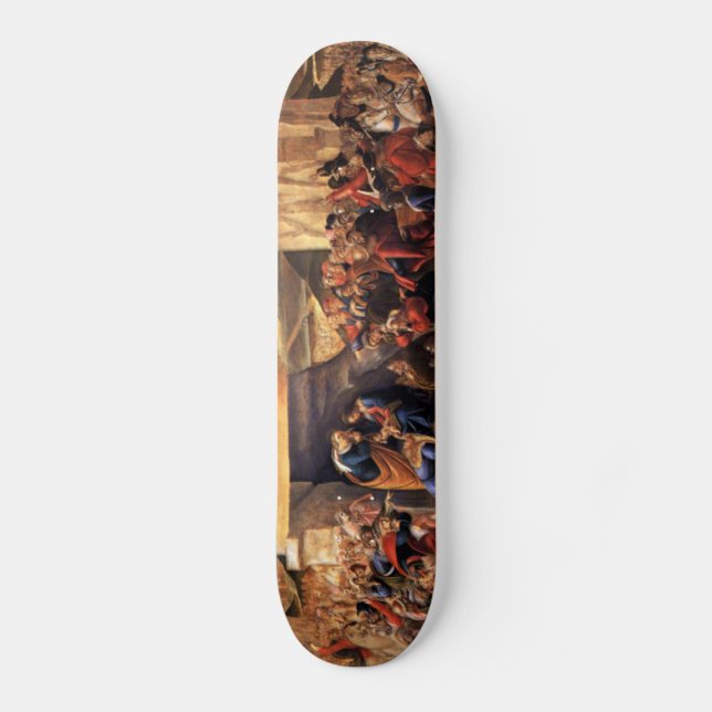 Verehrung der Weisen - Botticelli Skateboard (Vorderseite)