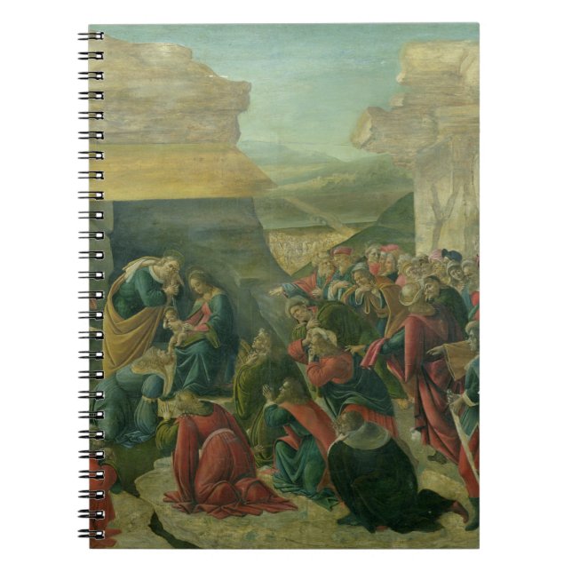 Verehrung der Weisen, c.1480 (Tempera auf Platte) Notizblock (Vorderseite)