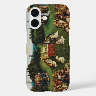 Verehrung des Lamms durch Jan van Eyck iPhone 16 Hülle