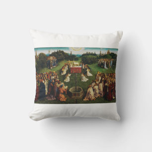 Verehrung des Lamms durch Jan van Eyck Kissen