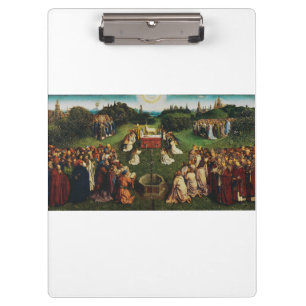 Verehrung des Lamms durch Jan van Eyck Klemmbrett