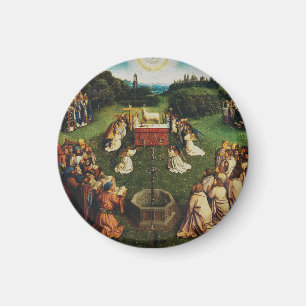 Verehrung des Lamms durch Jan van Eyck Magnet