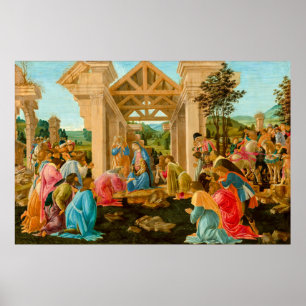 Verehrung des Magi Sandro Botticelli 1478-1482 Poster