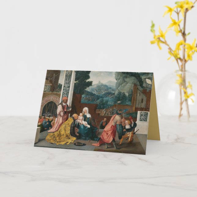 Verehrung des Magi - van Schotten Karte (Gelbe Blume)