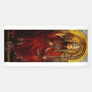 Verehrung des Mystischen Lamms durch Jan van Eyck Banner