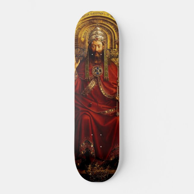 Verehrung des Mystischen Lamms durch Jan van Eyck Skateboard (Vorderseite)