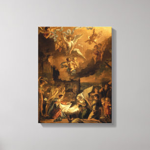 Verehrung des Schäfer-Kunst-Weihnachten Leinwanddruck