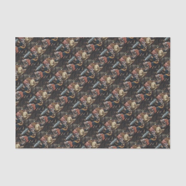 Verehrung von Hirten Seidenpapier (Vorderseite)