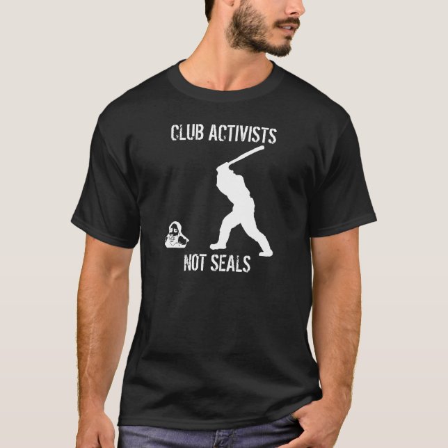 Verein-Aktivisten, nicht Siegel T-Shirt (Vorderseite)